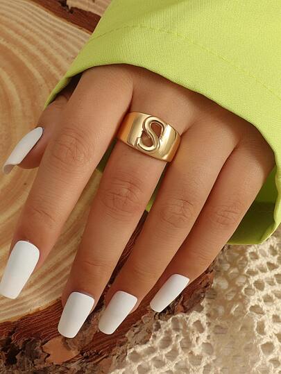 الموضة و شائع للرجال سبيكة بديكور عبارة خاتم مفتوح الى مجوهرات هدية و الى A أنيق نظرة