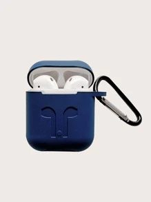 Funda compatible con Airpods simple - azul real - Ver 1