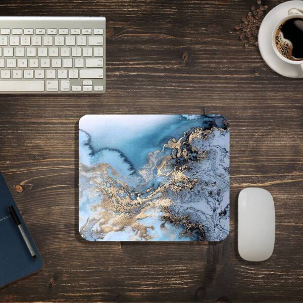 

Marble Pattern Mouse Pad, Multicolor