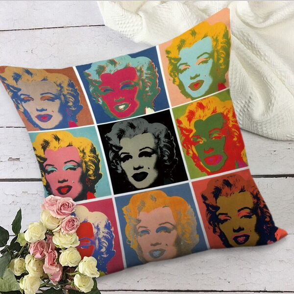 

Figure Graphic Cushion Cover Without Filler, Multicolor