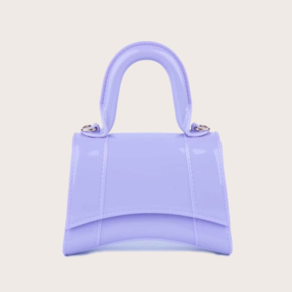 

Girls Minimalist Flap Novelty Bag, Purple