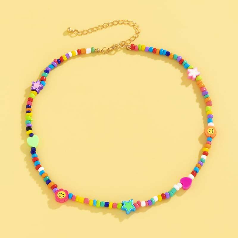 

Expression Beaded Necklace, Multicolor