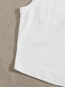 SHEIN EZwear 3 PCS Round Neck Tank Top - Multicolor - View 3