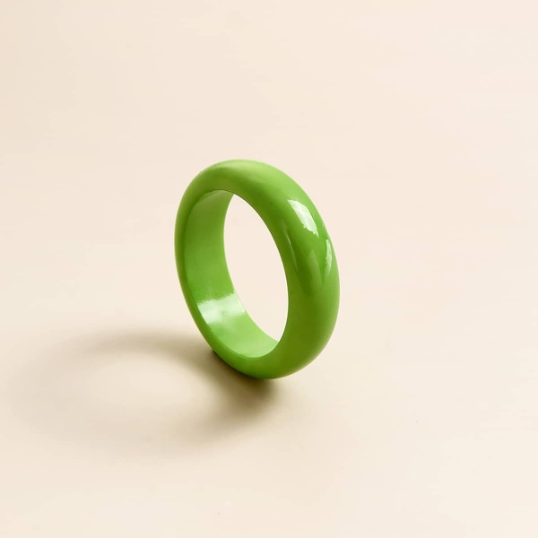 

Solid Round Ring, Green