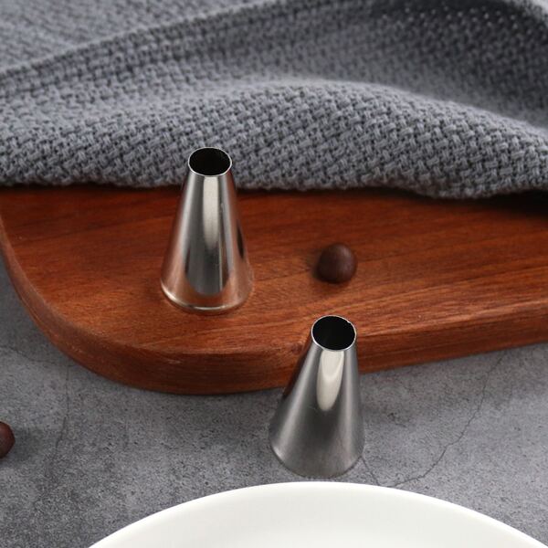 

1pc Stainless Steel Piping Nozzle, Silver