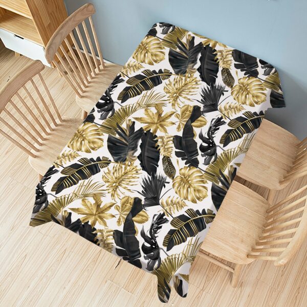 

Plant Print Tablecloth, Apricot