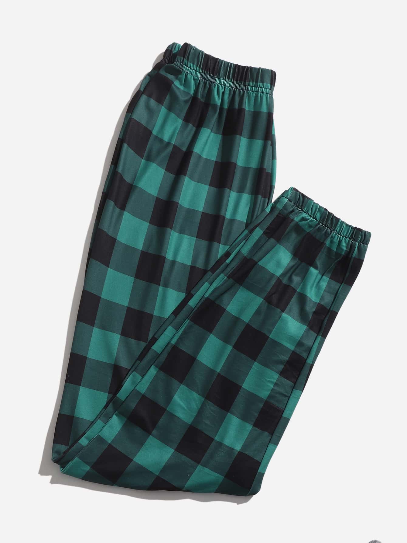 Conjunto de pijama tank con estampado de guingán - Multicolor - Añade 4