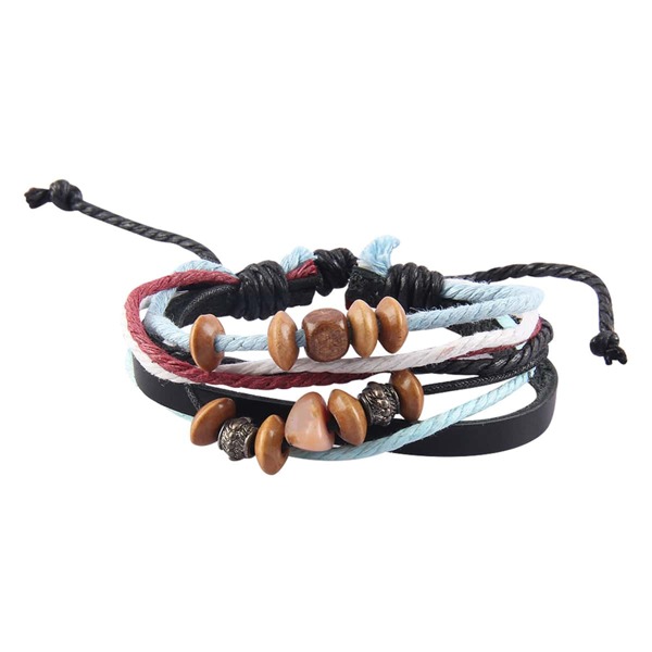 

Bead Decor Layered Bracelet, Multicolor