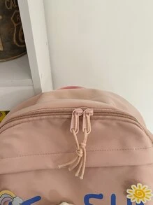 Niñas Mochila con diseño de conejo - Rosa - Ver 4