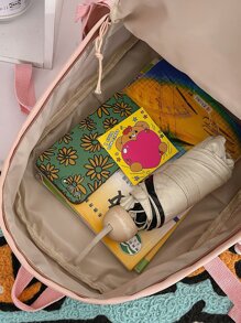 Niñas Mochila con diseño de conejo - Rosa - Ver 7