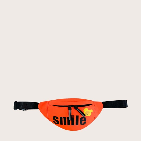 

Kids Letter Graphic Fanny Pack, Orange