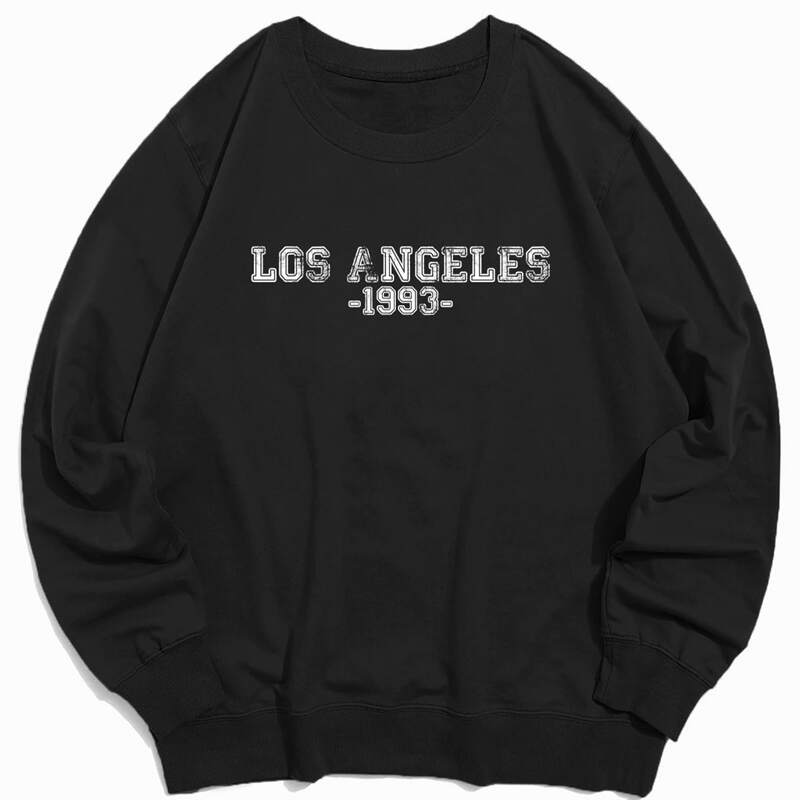 

Guys Letter Graphic Sweatshirt, Black
