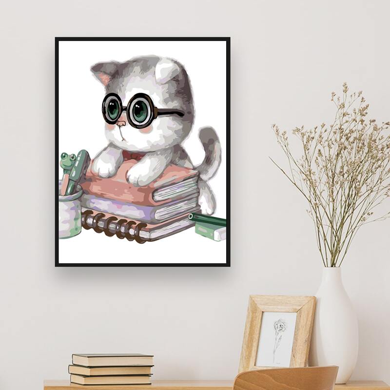 

Cat Pattern Diamond Painting Without Frame, Multicolor