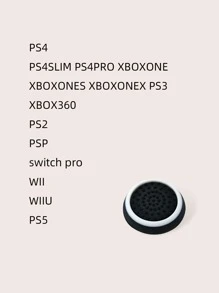 1 个适用于 Microsoft Series X|S 控制器的发光蘑菇头操纵杆帽，颜色随机 - 黑色 - 查看 5