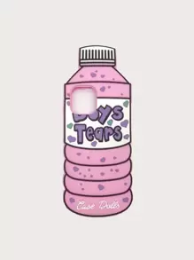 Water Bottle Shaped Phone Case - Pink - View 1