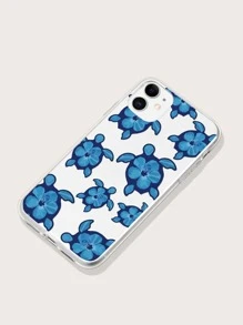 Tortoise Pattern Phone Case - Clear - View 2