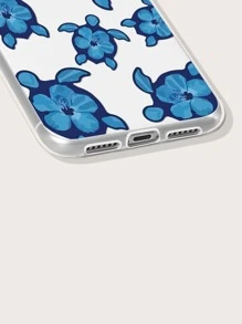 Tortoise Pattern Phone Case - Clear - View 3