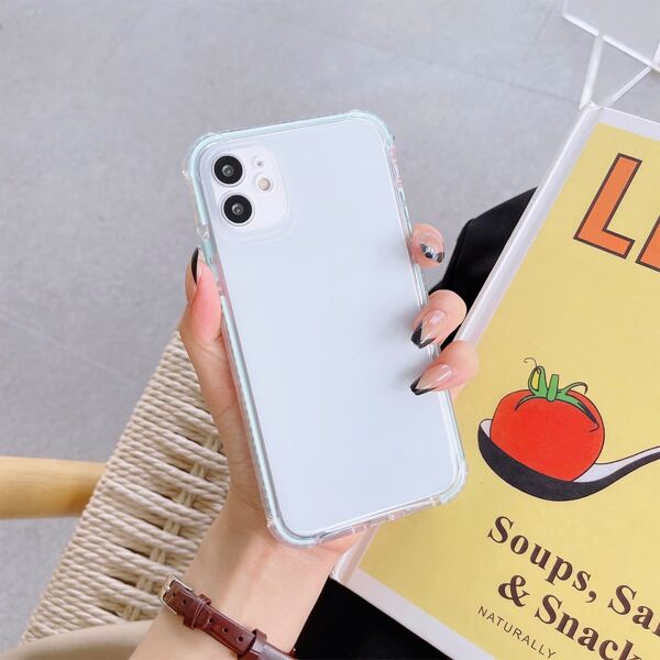 

Clear Phone Case, Blue