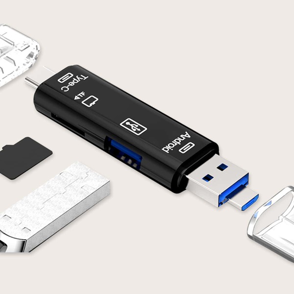 

OTG Card Reader, Black