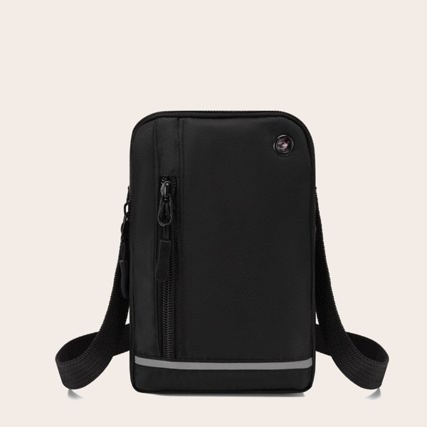 

Minimalist Multifunctional Sports Crossbody Bag, Black