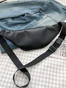 Minimalist Bum Bag - Black - View 2