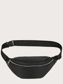 Minimalist Bum Bag - Black - View 3