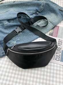 Minimalist Bum Bag - Black - View 5