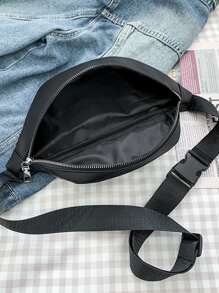 Minimalist Bum Bag - Black - View 6