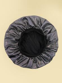 Gorro de pelo simple - Negro - Ver 2