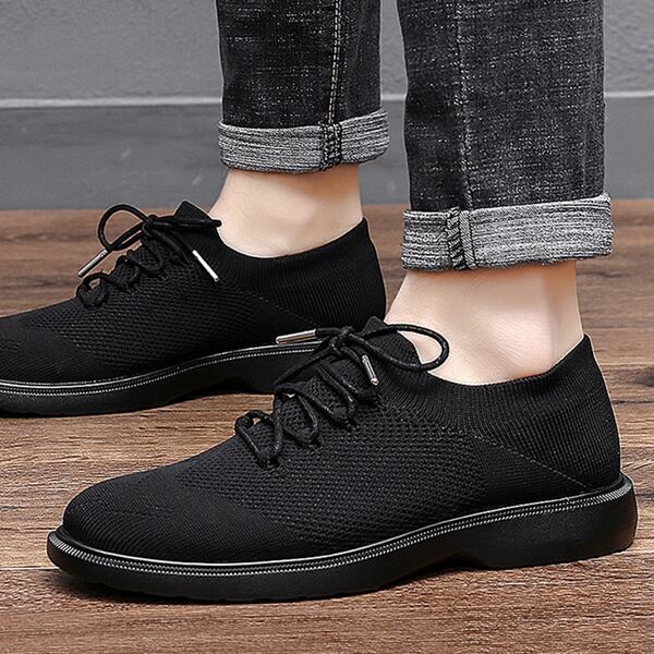 

Men Minimalist Dress Shoes, Black