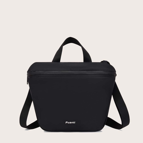 

Minimalist Waterproof Wear-Resistant Satchel Bag, Black