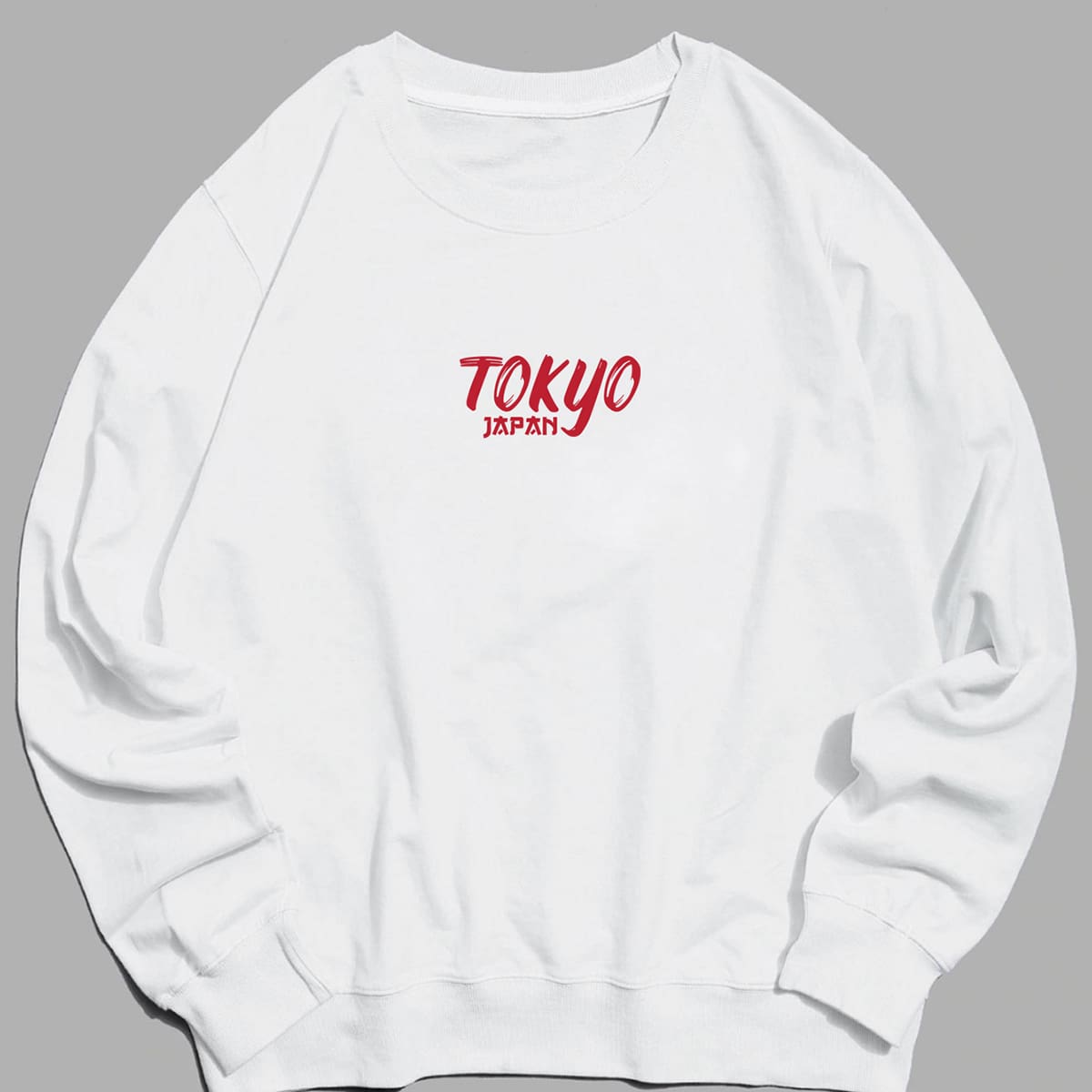 

Guys Animal & Slogan Graphic Sweatshirt, White