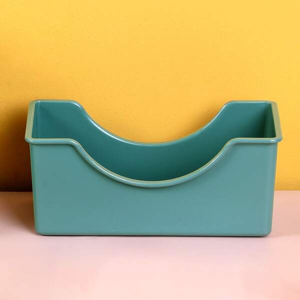 

1pc Solid Color Drain Box, Green