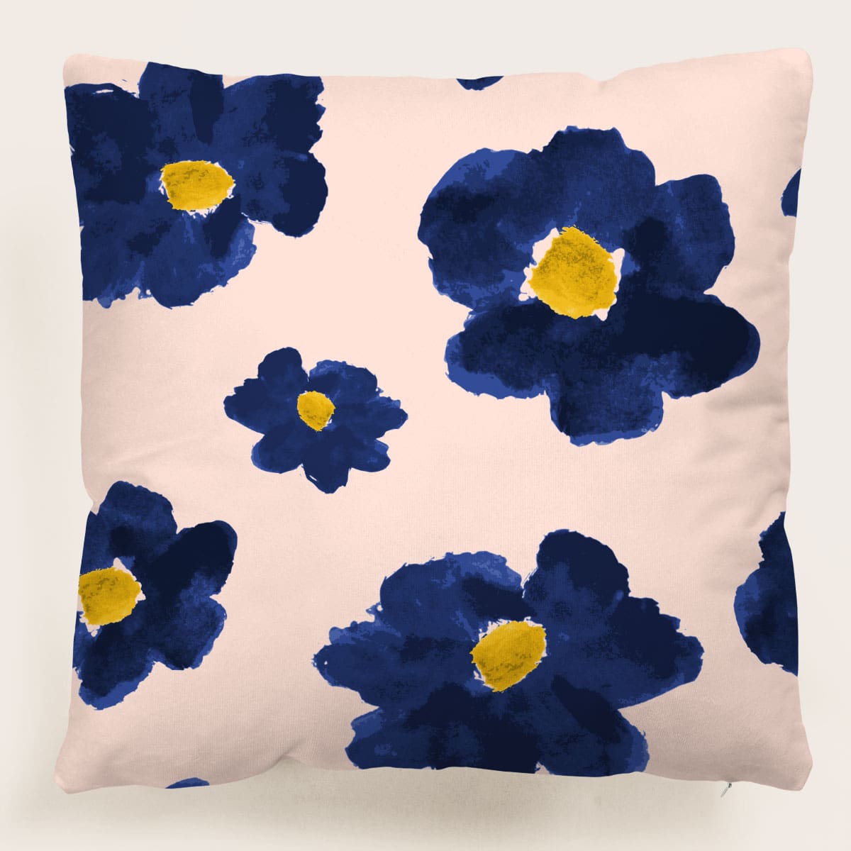 

1pc Floral Cushion Cover Without Filler, Multicolor