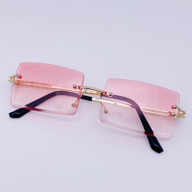

Rimless Tinted Lens Sunglasses