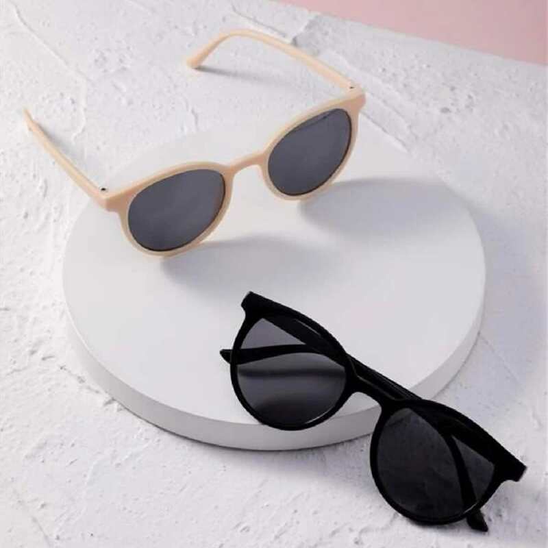 

2pairs Round Frame Sunglasses
