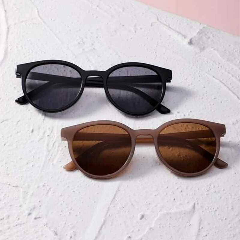

2pairs Round Frame Sunglasses