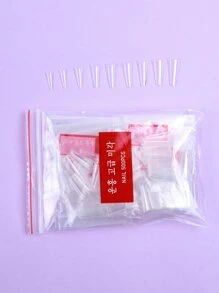 Upgrade Your Look With 240pcs Clear Natural Fake Nail - Clear - View 2