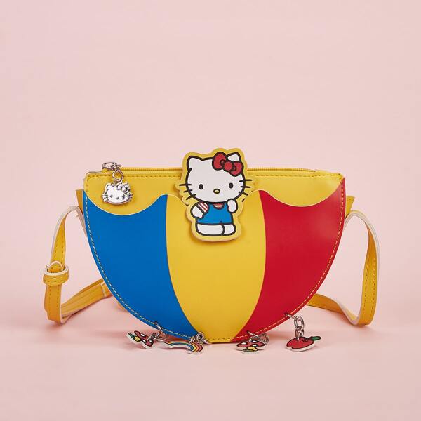 

Girls Colorblock Crossbody Bag, Multicolor