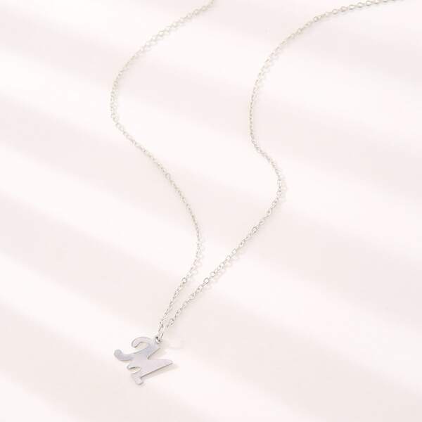 

Stainless Steel Pendant Necklace, Silver