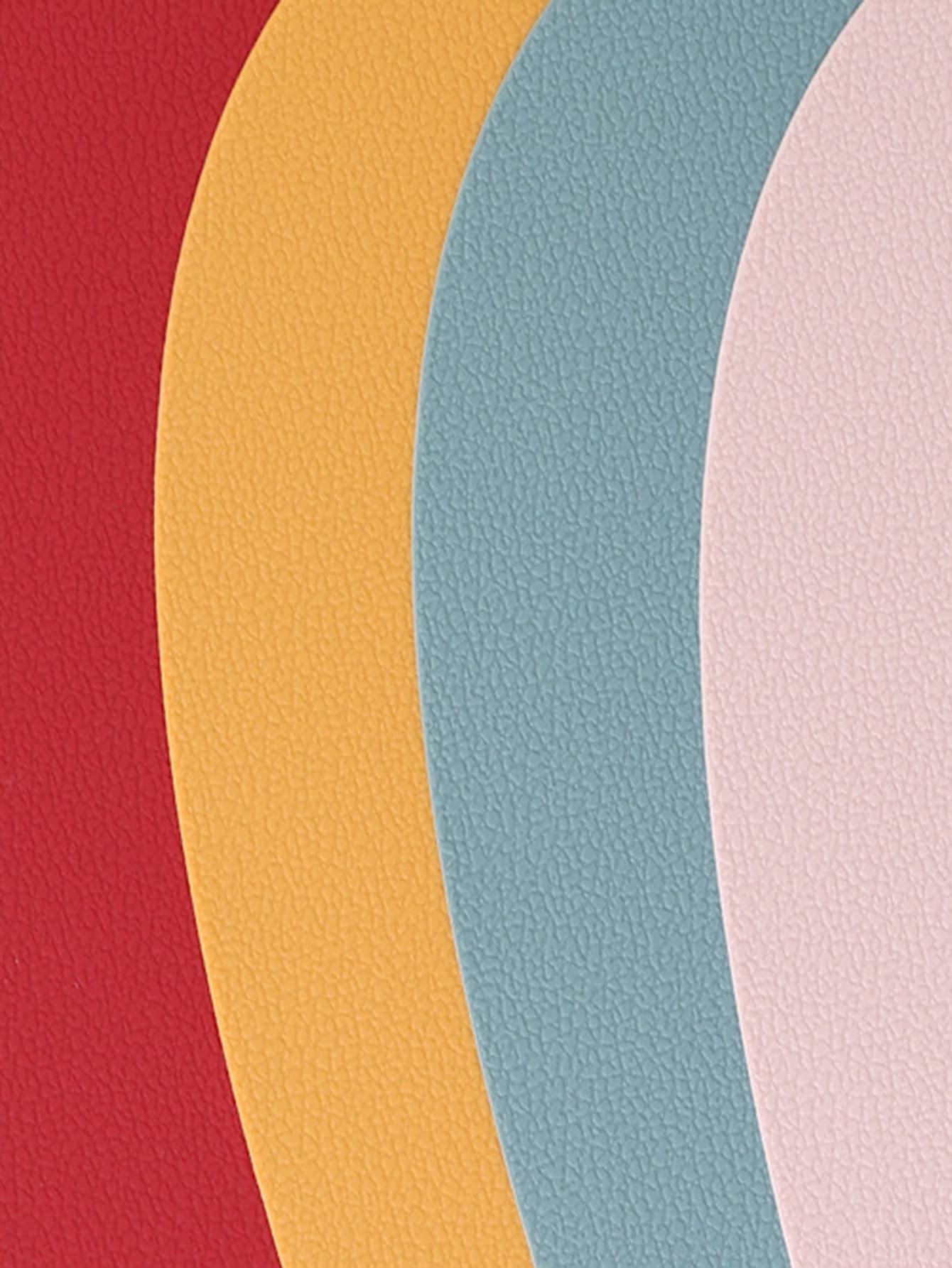 1pc Random Silicone Coaster - Multicolor - View 8