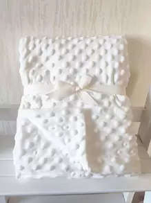 Manta sólida para bebé, regalo de amor para San Valentín - Blanco - Ver 3