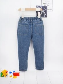 男童彈性腰牛仔褲