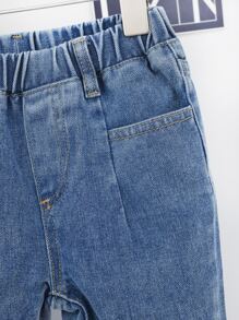 男童彈性腰牛仔褲