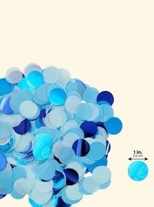 1แพ็คของตกแต่งงานปาร์ตี้ Confetti - มัลติคัลเลอร์ - ดู 2