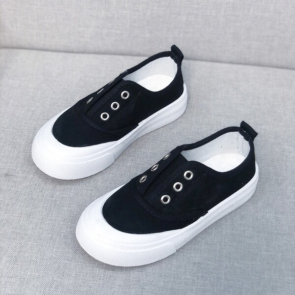 

Girls Minimalist Canvas Shoes, Black