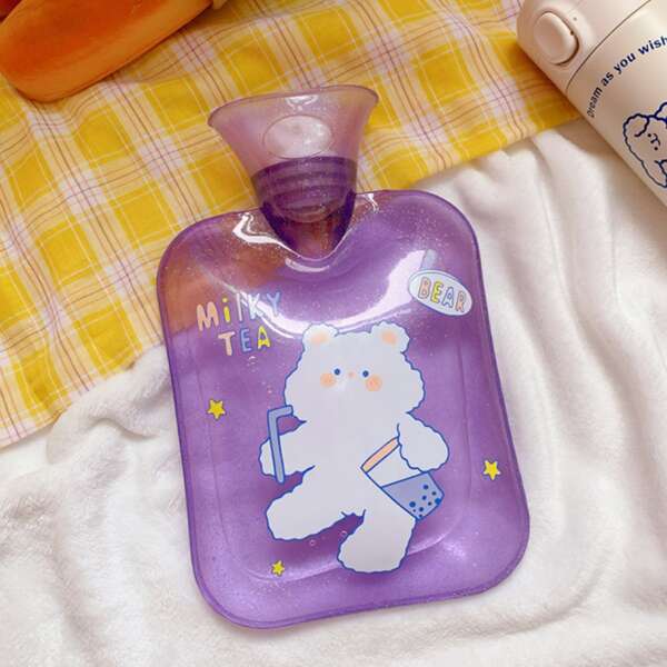 

1pc Cartoon Graphic Random Hot Water Bag, Multicolor