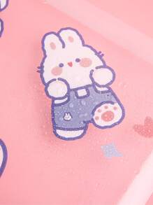 1 pieza Bolsa de archivo con estampado de dibujos animados al azar - Multicolor - Ver 3