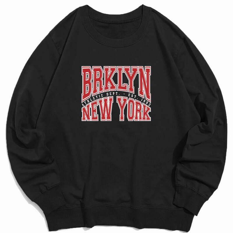 

Guys Letter Graphic Sweatshirt, Black