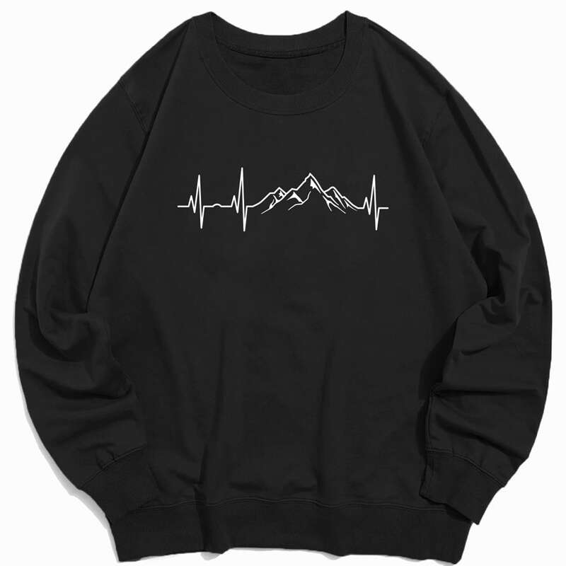

Guys Graphic Print Sweatshirt, Black